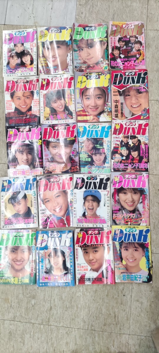 ヤングルーキー84荻野目冨田靖子/宇沙美ゆかり岡田有希子(PINUP)菊池桃子石川秀美,薬師丸聖子,田中久美,渡辺桂子冨田靖子安田早見優,鳥越 - DUNK ヤングルーキー84荻野目冨田靖子/宇沙美ゆかり岡田有希子(PINUP)菊池桃子石川秀美,薬師丸聖子,田中久美,渡辺桂子冨田靖子安田早見優,鳥越 - DUNK