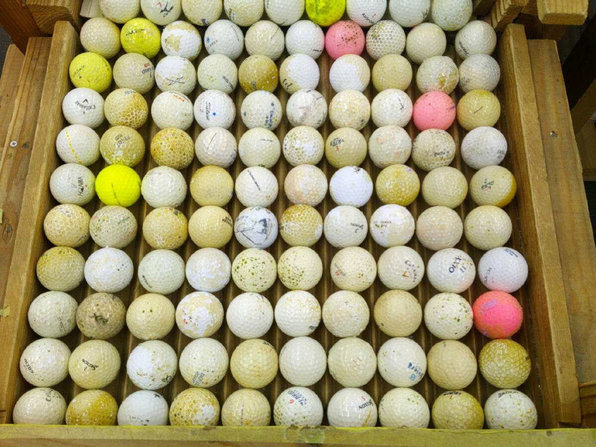  [R925] 激安 ロストボール 500球 ブランド 混合 ゴルフボール コースボール 訳あり 練習用 練習球 打ちっぱなしの画像2