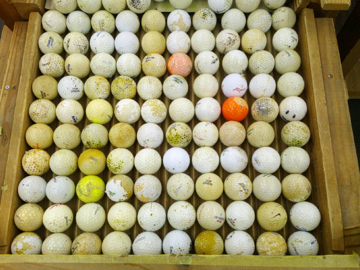  [R925] 激安 ロストボール 500球 ブランド 混合 ゴルフボール コースボール 訳あり 練習用 練習球 打ちっぱなしの画像6
