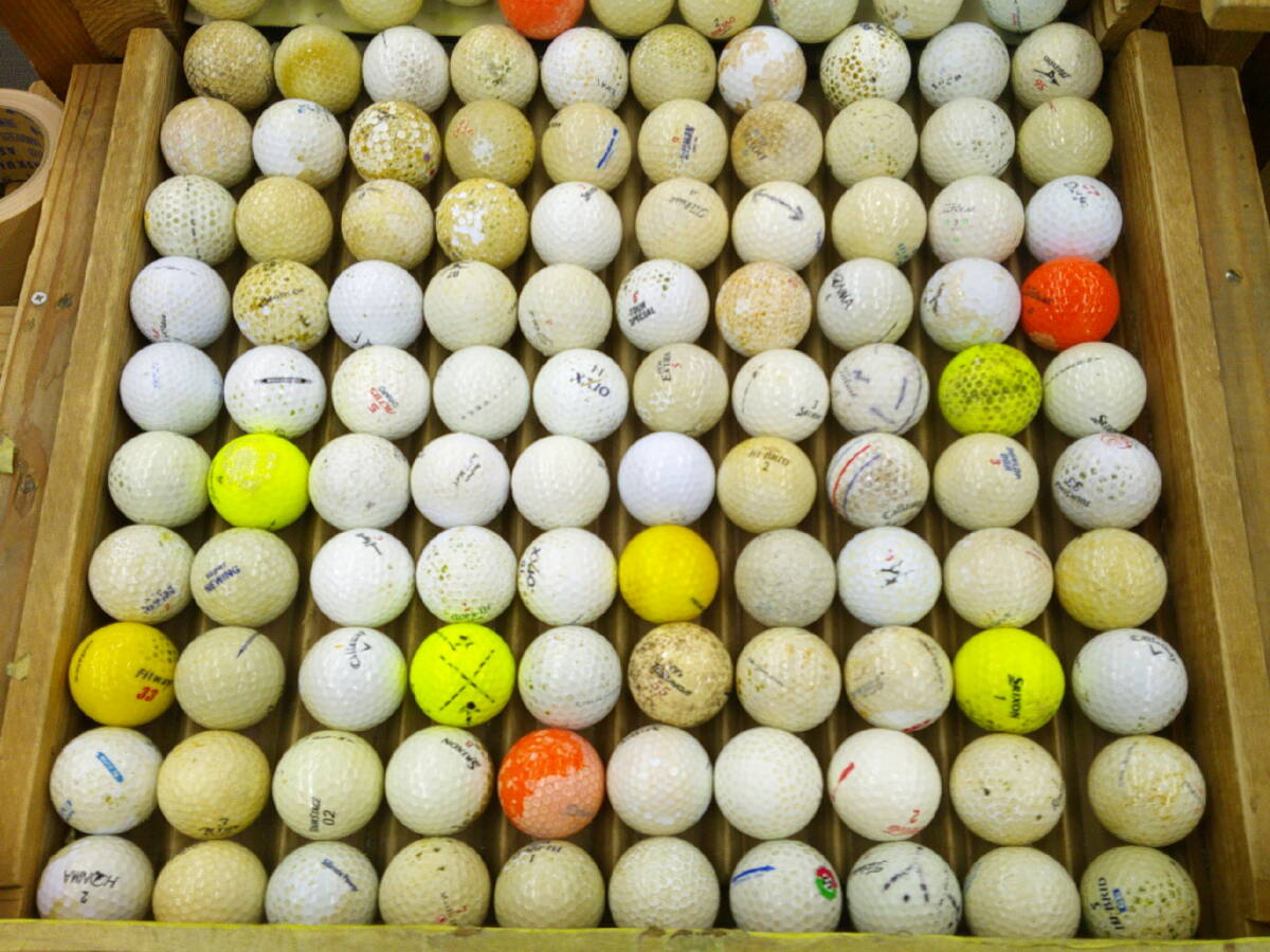  [R928] 激安 ロストボール 500球 ブランド 混合 ゴルフボール コースボール 訳あり 練習用 練習球 打ちっぱなしの画像3