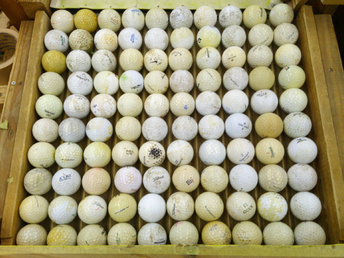  [R934] 激安 ロストボール 500球 ブランド 混合 ゴルフボール コースボール 訳あり 練習用 練習球 打ちっぱなしの画像5