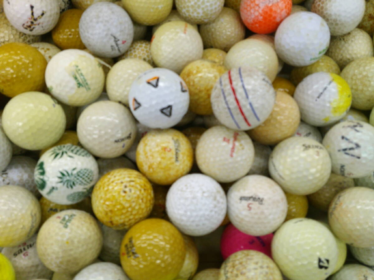  [R936] 激安 ロストボール 500球 ブランド 混合 ゴルフボール コースボール 訳あり 練習用 練習球 打ちっぱなしの画像1