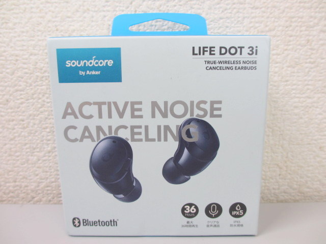 ☆新品未開封 ANKER/アンカー Soundcore Life Dot 3i 完全ワイヤレス A3982N31 ネイビー Bluetoothイヤホン IPX5防水機能(A030705)_画像1