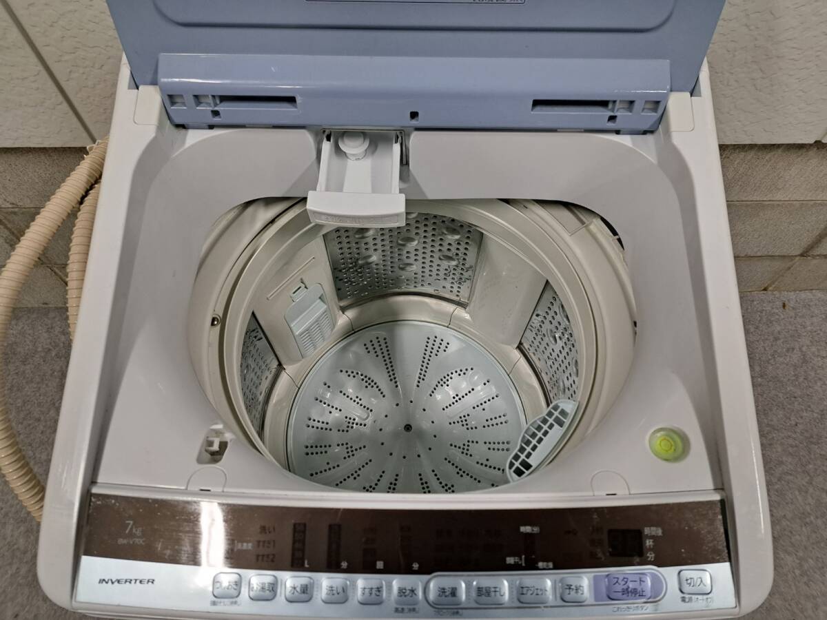 HITACHI 日立 全自動洗濯機 7.0kg BW-V70C 2019年製 直接引取（東大阪）・自社配達歓迎の画像4