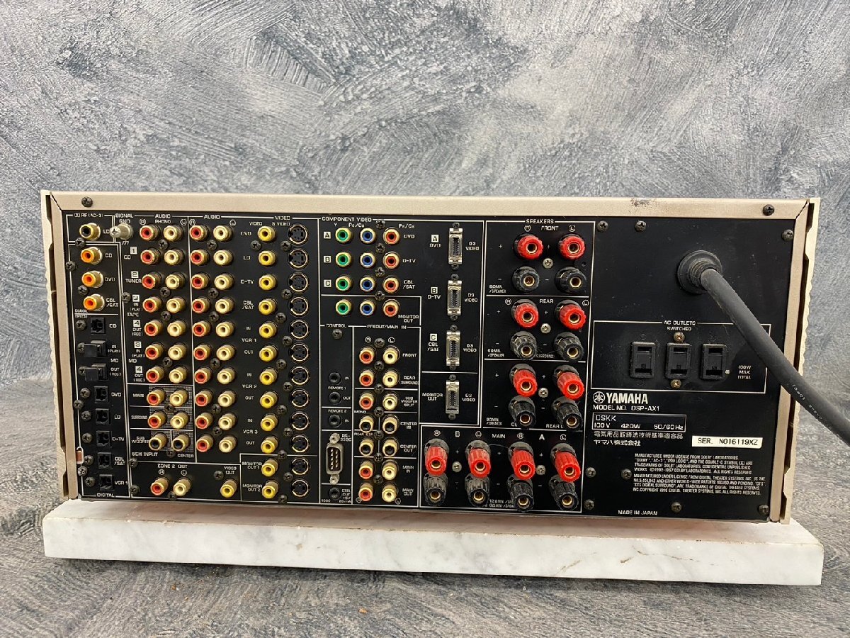 □t1480　現状品★YAMAHA　DSP-AX1　ヤマハ　AVアンプ_画像6