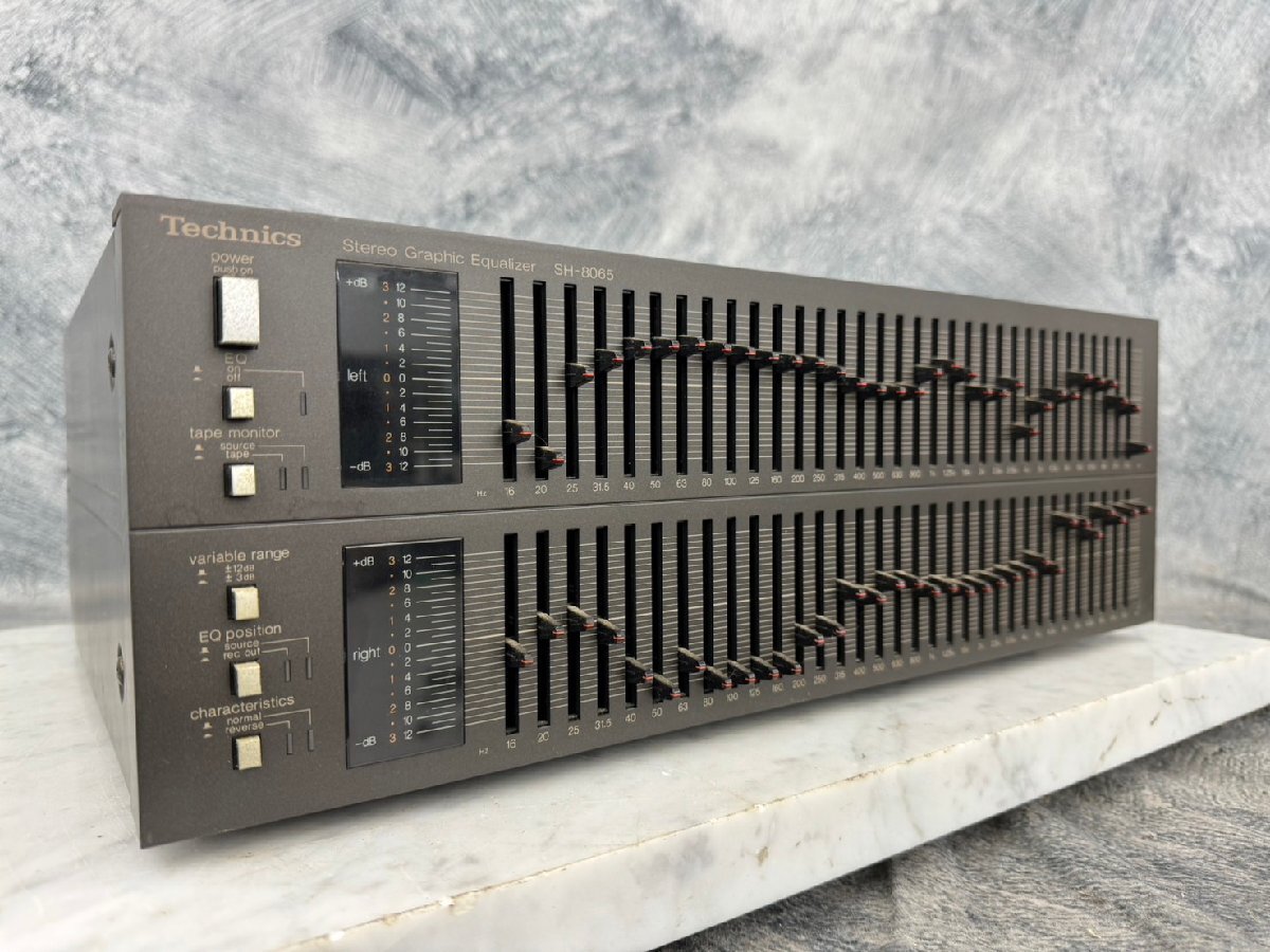 □t1506 現状品★Technics テクニクス SH-8065 ステレオグラフィックイコライザーの画像1