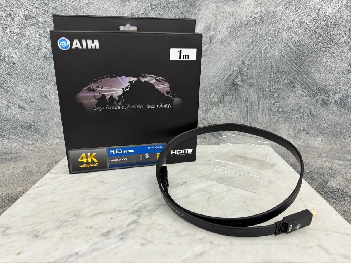 □t1574　中古★AIM　HDMIケーブル FLE3-01　1ｍ_画像1