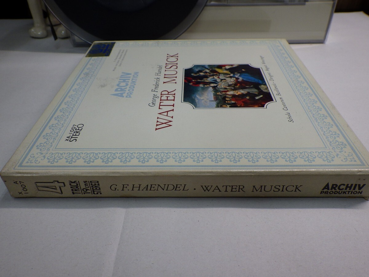 【￥1,000～】Reel-to-reel-tape 7inch｜オープンリール★N.G./4TRACK★G.F.HAENDEL・WATER MUSICK｜August Wenzinger　ヴェンツィンガー_画像4