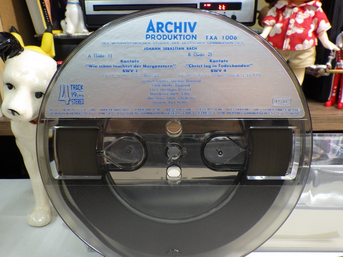 【￥1,000～】Reel-to-reel-tape 7inch｜オープンリール★N.G./4TRACK★J.S.BACH：WIE SCHON LEUCHTET DER MORGENSTERN 〜｜Karl Richter_画像6