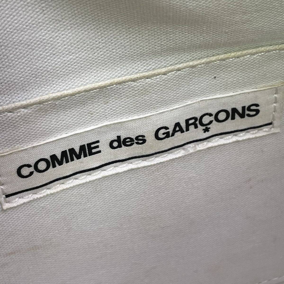 COMME des GARCONS コムデギャルソン ハンドバッグ レザー ホワイト C28-13_画像4