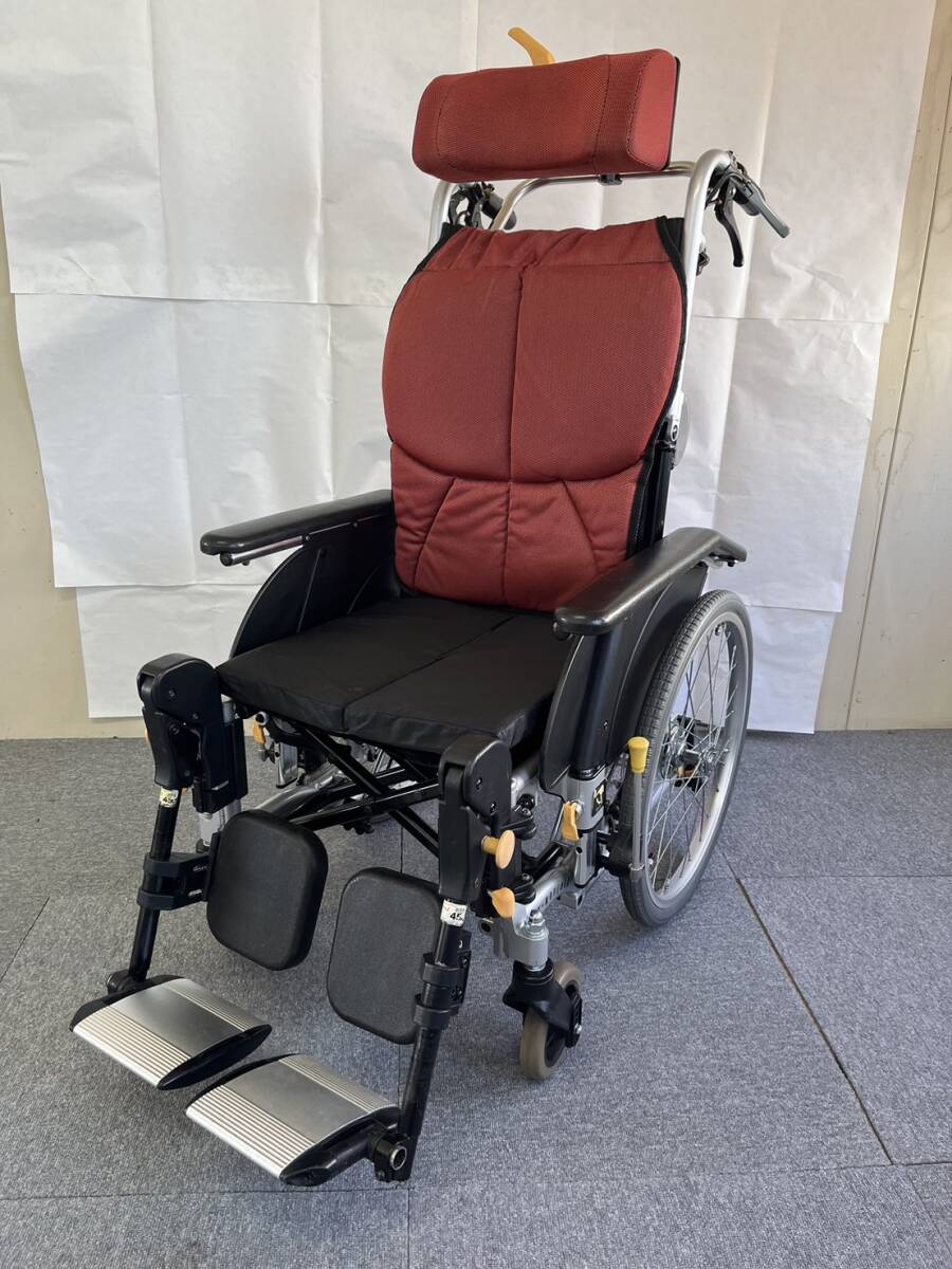 【中古車椅子】ＯＳ－１1ＴＲＳＰ-E オアシス ポジティブ　ティルト＆リクライニング連動式コンパクト車いす_画像1