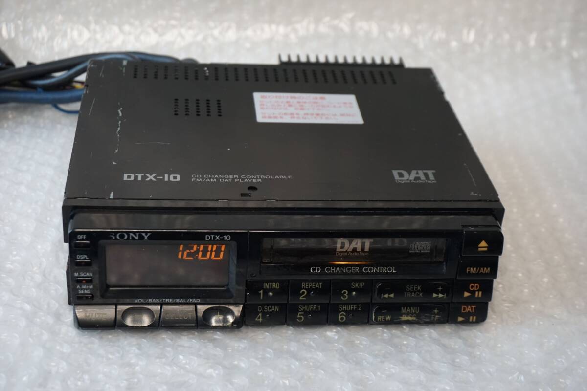 SONY　ソニー　FM/AM DATプレーヤー　DTX-10　ジャンクその１_電源接続