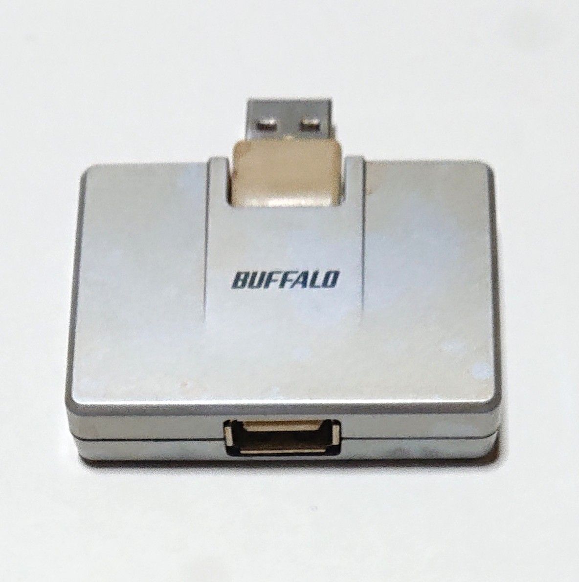 BUFFALO  スイング式 USB2.0ハブ 3ポート 