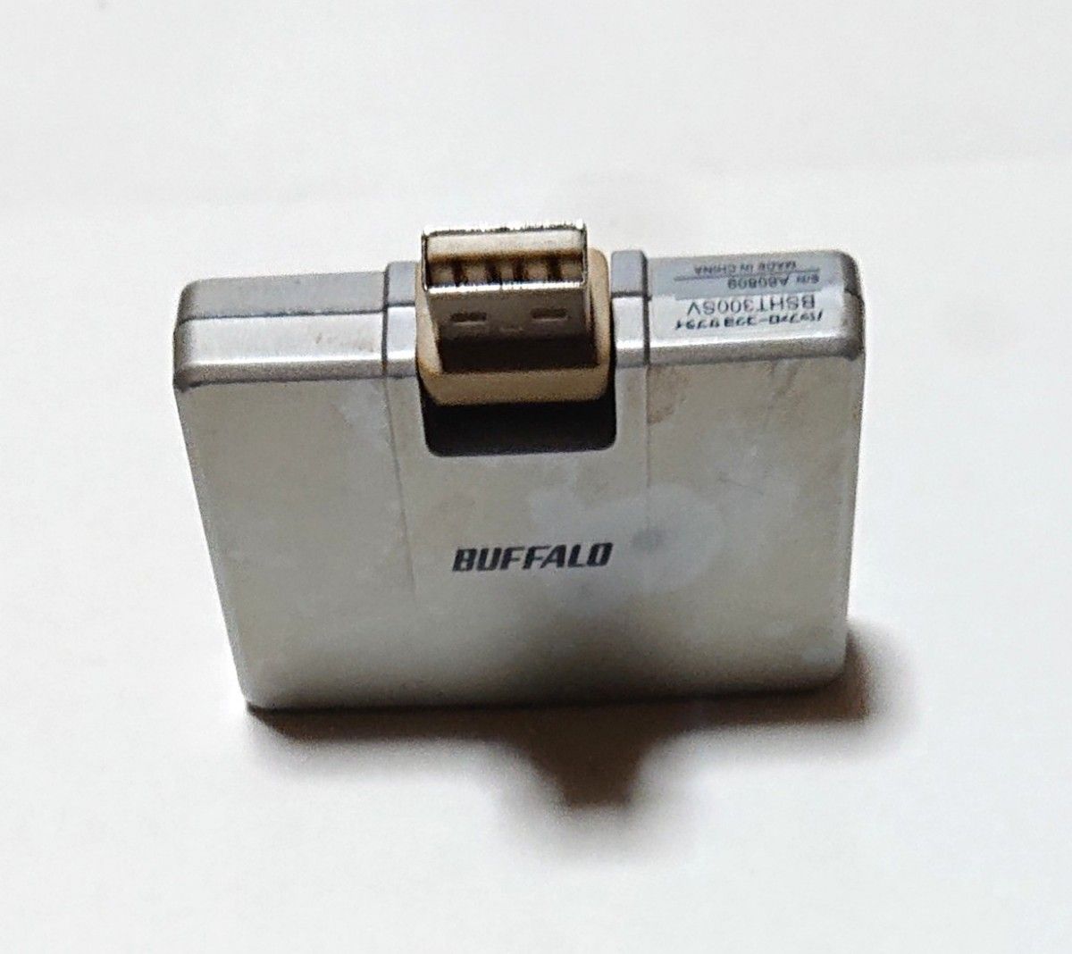 BUFFALO  スイング式 USB2.0ハブ 3ポート 