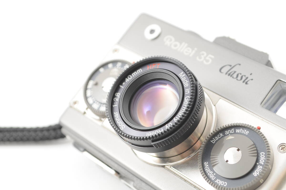 ★超美品★ Rollei ローライ 35 Classic Sonnar 40mm F2.8 HFT Garmany ★清潔感溢れる綺麗な外観! カビ・クモリなし! 細かく動作確認済! _画像8