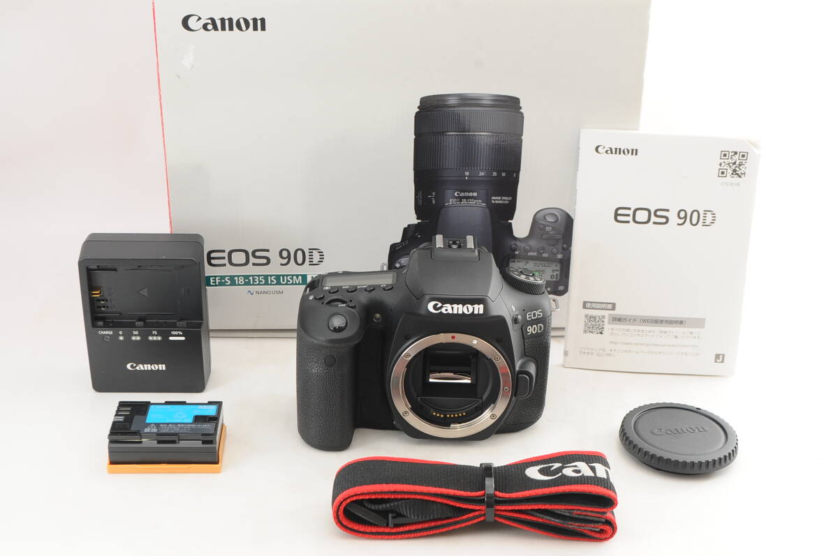 ★S数2000台 超美品★ CANON キヤノン EOS 90D 元箱 付属品満載★清潔感溢れる綺麗な外観! ファインダー内カビ・クモリなし! 完動品!の画像1