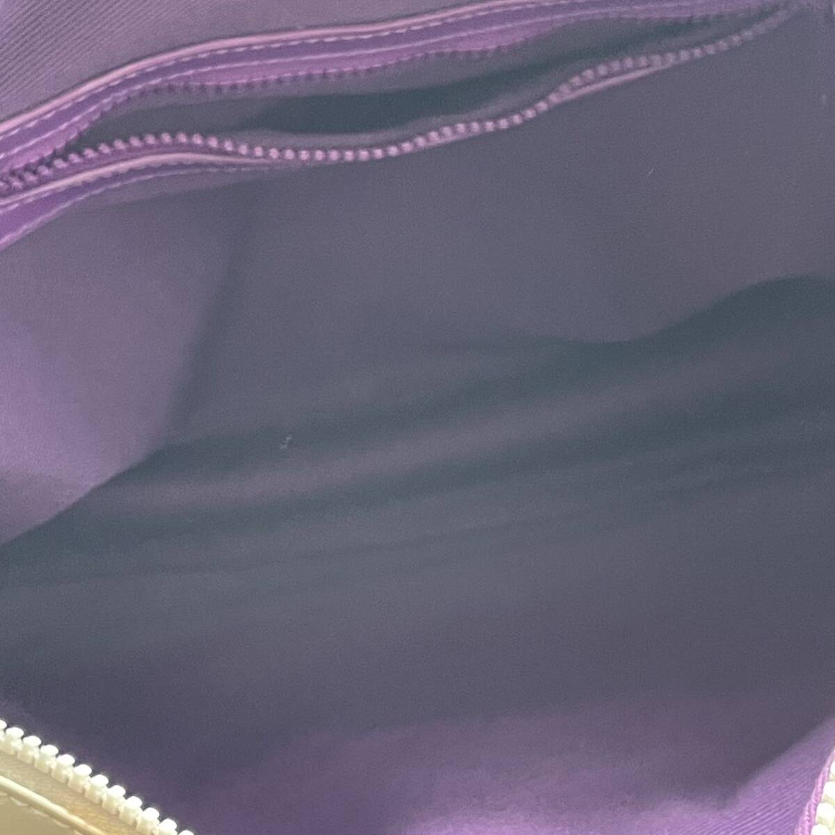 ⑧BN3534* Paul Smith Paul Smith shoulder bag body bag purple × beige × yellow nylon 