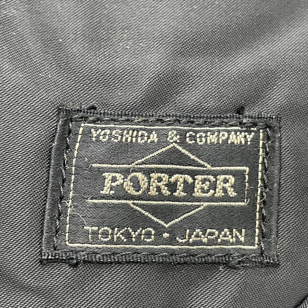 ★BN3570□PORTER ポーター タンカー ショルダーバッグ オーバル 半月型 622-76991 ブラック_画像3