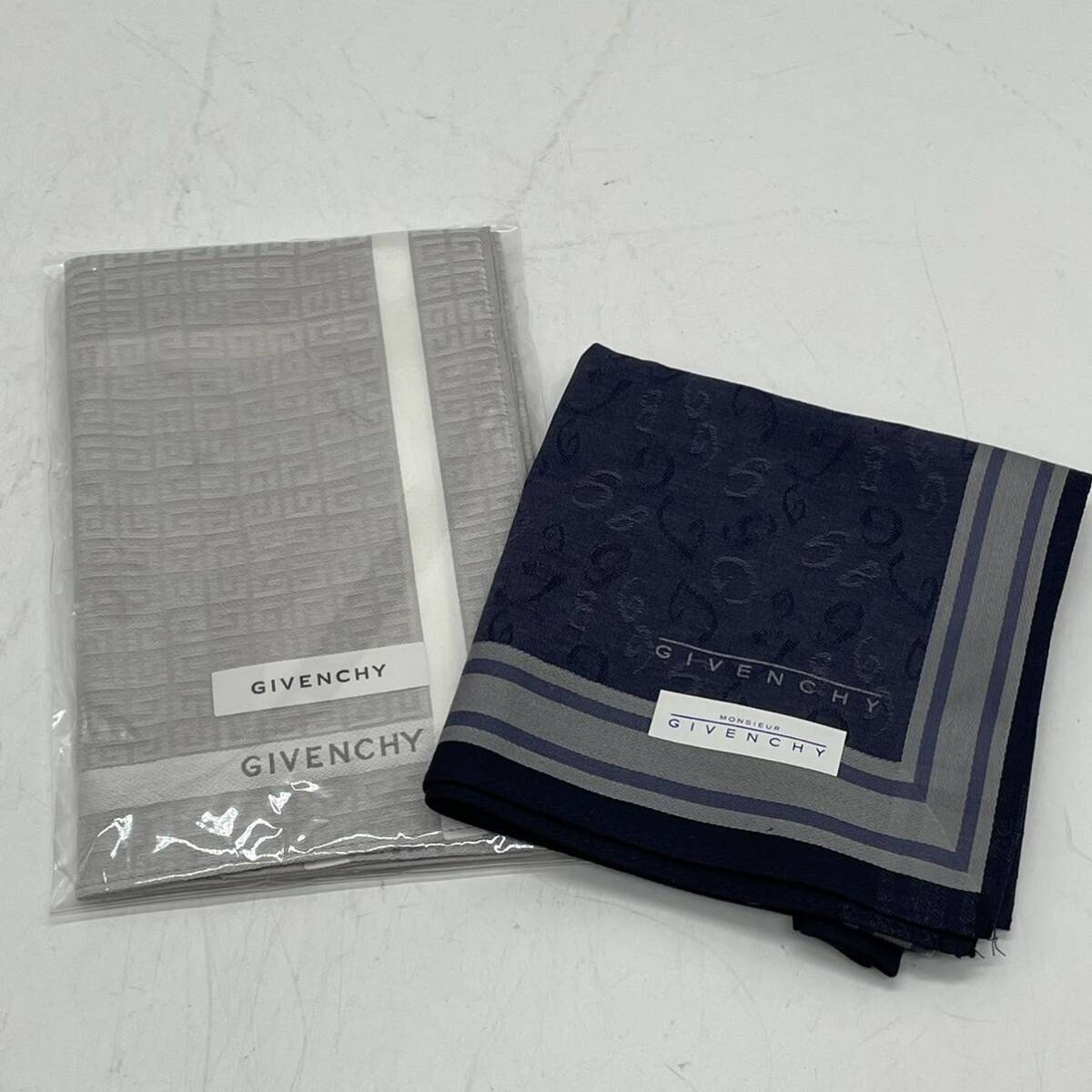 KO2093* men's brand handkerchie 14 pieces set Calvin Klein POLOBCS GIVANCHY unused goods 