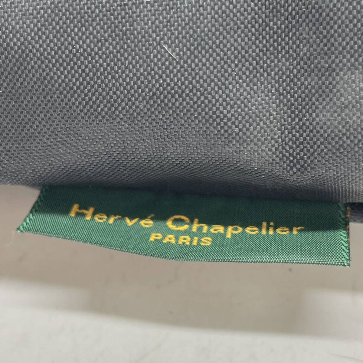 ★BN3773●HERVE CHAPELIER エルベシャプリエ ハンドバッグ 手提げバッグ 2点セット ブラック　ネイビー 舟形_画像8