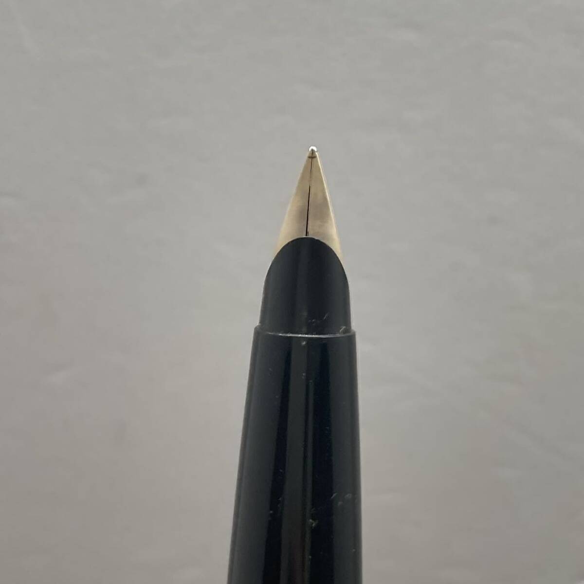 PE1921□2本セット PARKER パーカー 万年筆 ノック式 ボールペン 45 シルバー×ブラックカラー USA製 筆記未確認_画像6