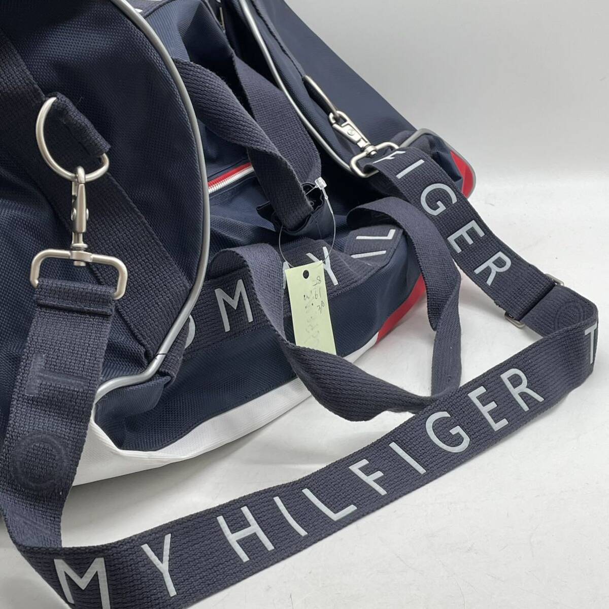 ⑩BN3966□TOMMY HILFIGER トミーヒルフィガー 2WAY ボストンバッグ ショルダーBAG ネイビー 大容量 旅行 合宿_画像10