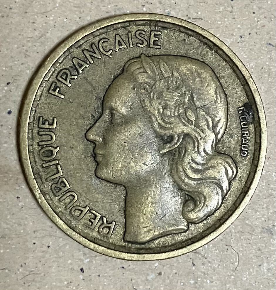フランス 10フラン 1952年 外国コイン 送料無料の画像2