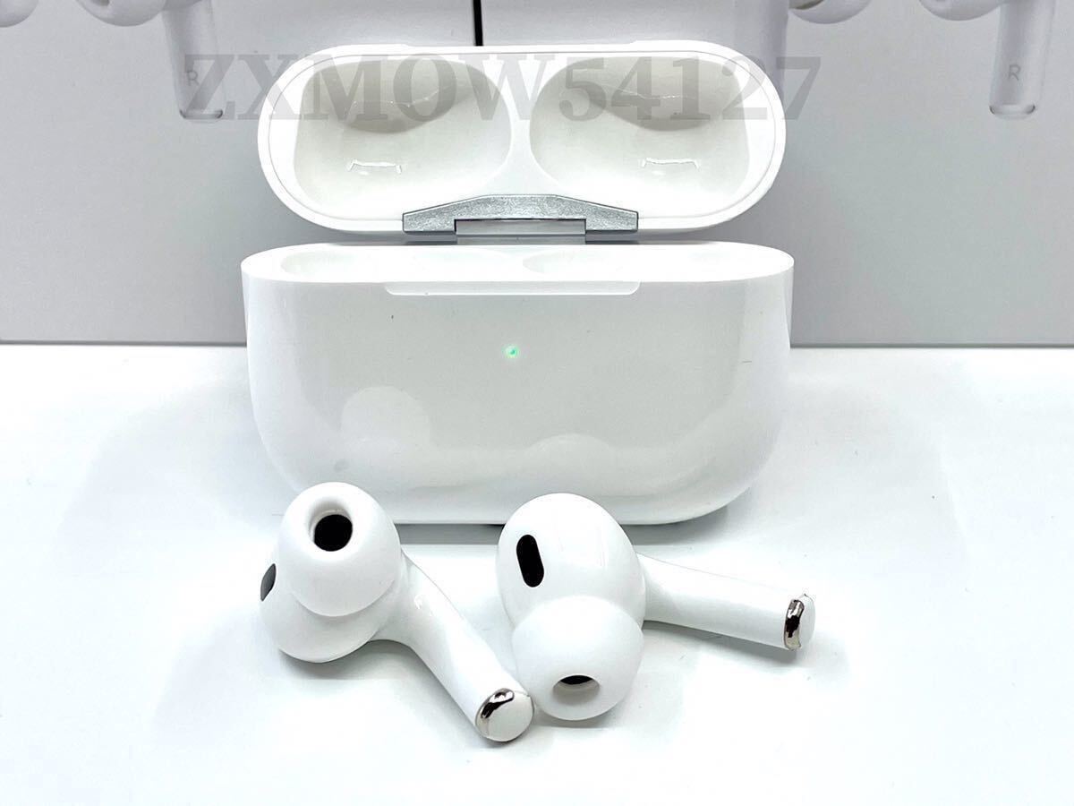 【2024最新型】AirPods Pro第2世代 互換品 高音質 イヤホン TWS 充電ケース付 Pro ワイヤレスイヤホン Android iPhone X SE 11 12 13 14 15_画像2