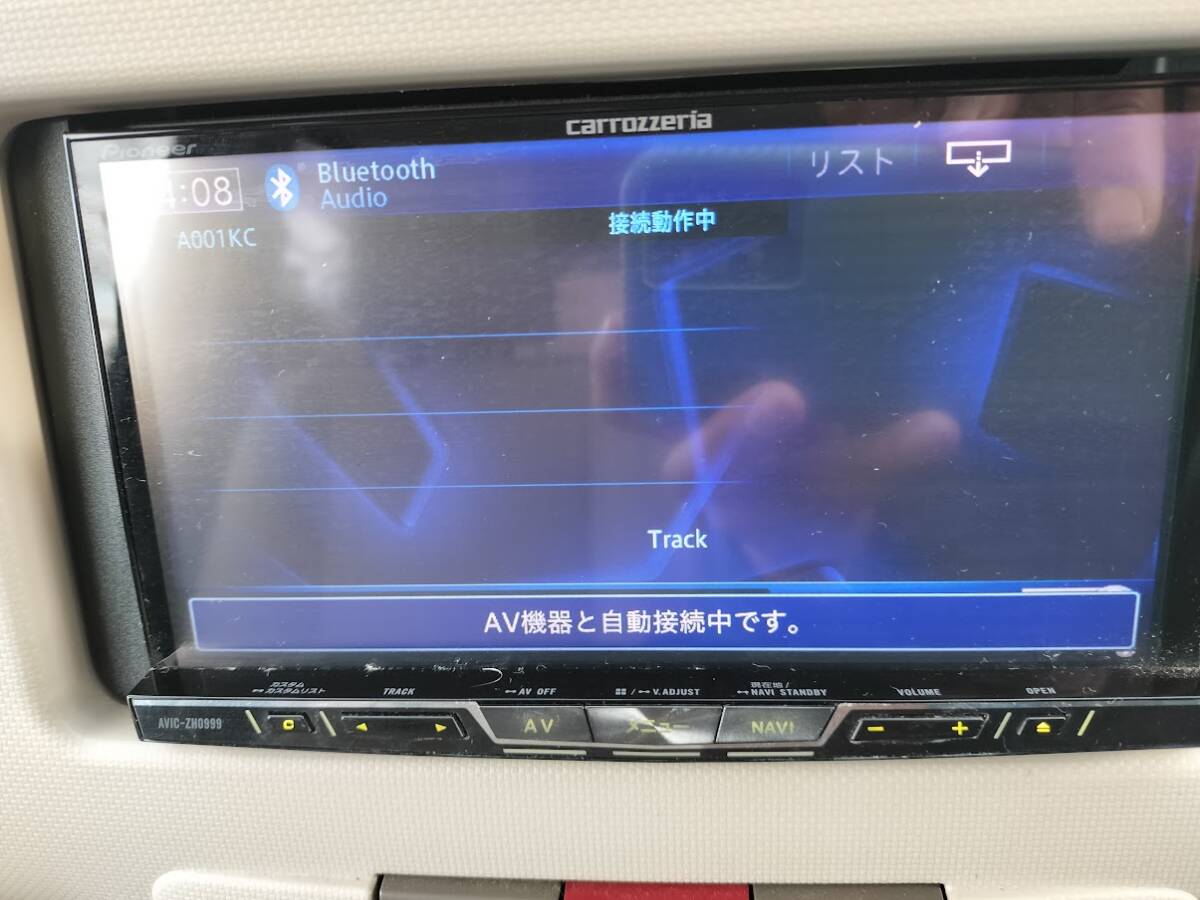 最高峰サイバーナビHDD最終モデル　AVIC-ZH0999　4×4フルセグ地デジ Bluetooth内蔵 HDMI 禁煙 美品_画像6