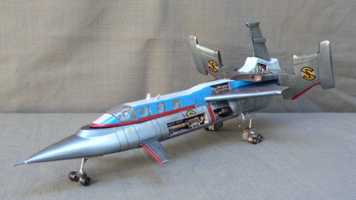 キャプテンスカーレット　・　超音速連絡機　　完成品_画像9