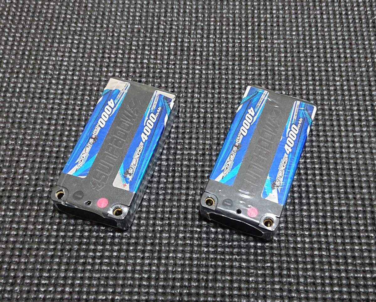 SUNPADOW Li-HV 7.6V 4000mAh 100C 2個セット_画像1