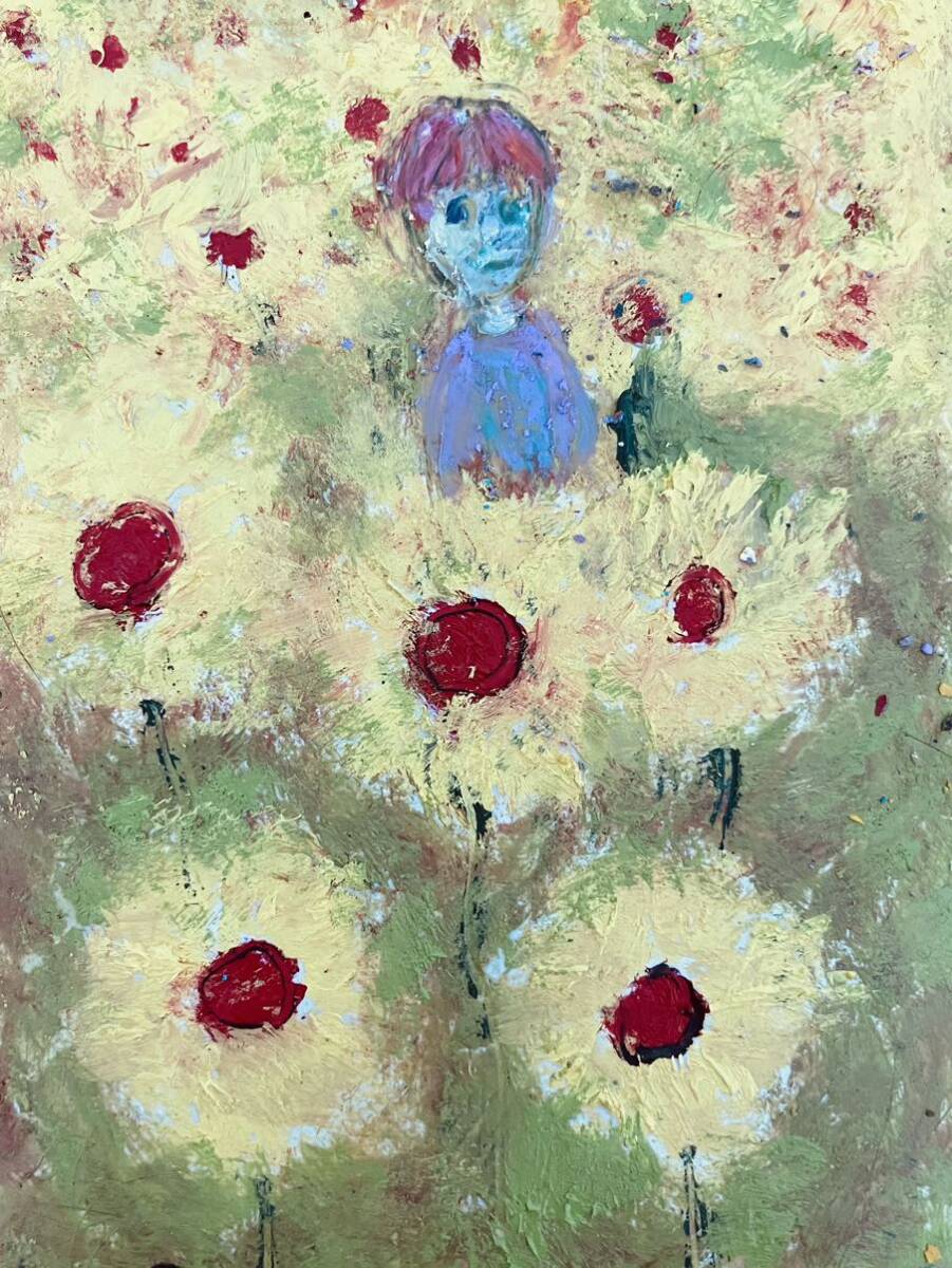 絵描きhiro C「花畑で生きる」_画像1