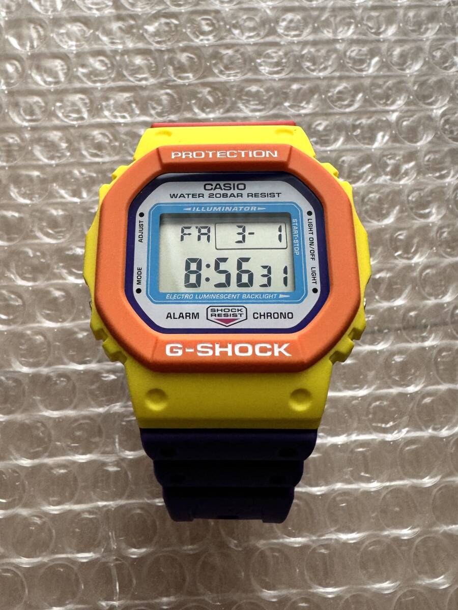 未使用 G-SHOCK DW-5610DN-9JF Psychedelic Multi Colors サイケデリック マルチ カラーズ 国内販売正規品_画像4