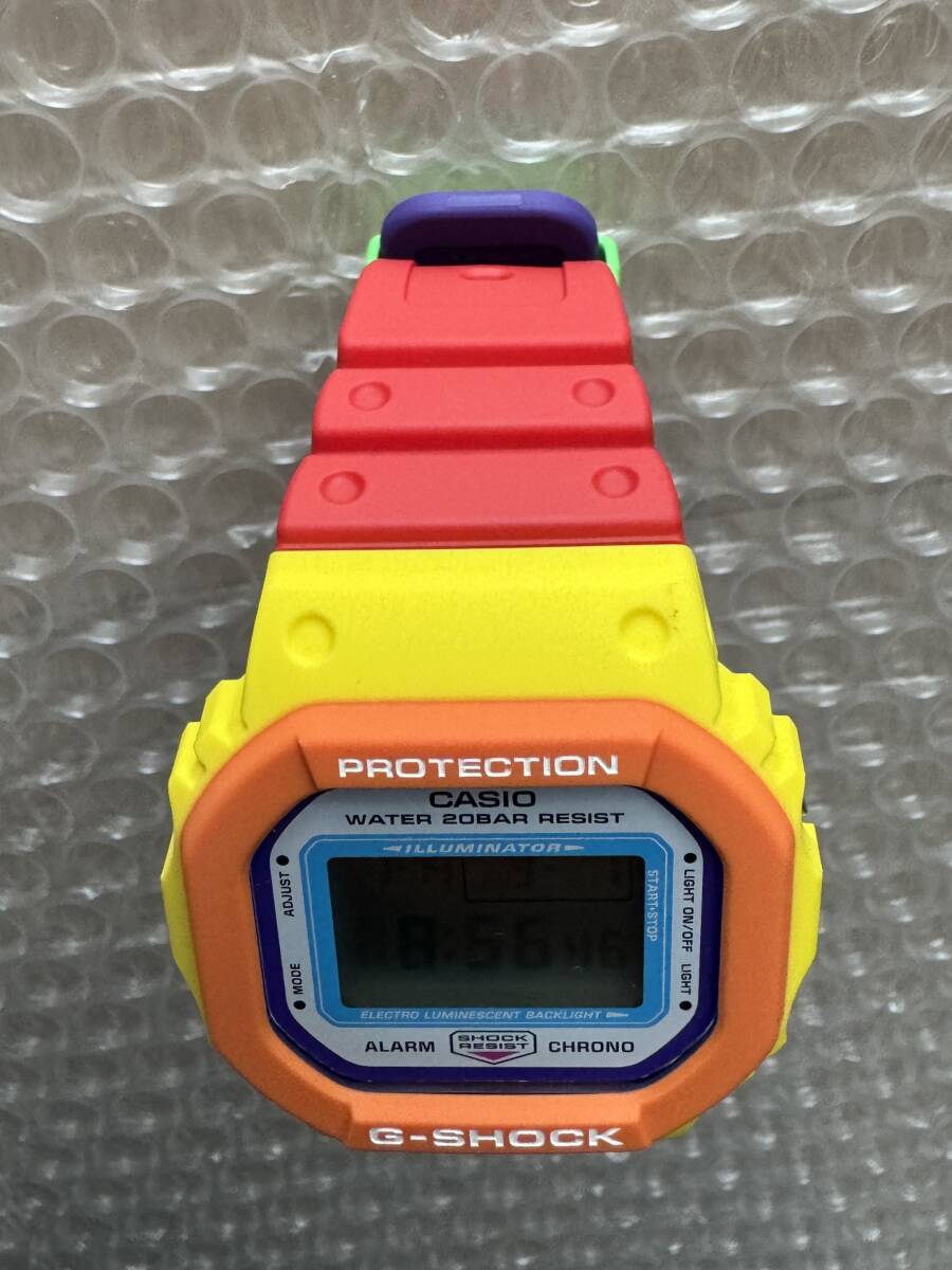 未使用 G-SHOCK DW-5610DN-9JF Psychedelic Multi Colors サイケデリック マルチ カラーズ 国内販売正規品_画像5