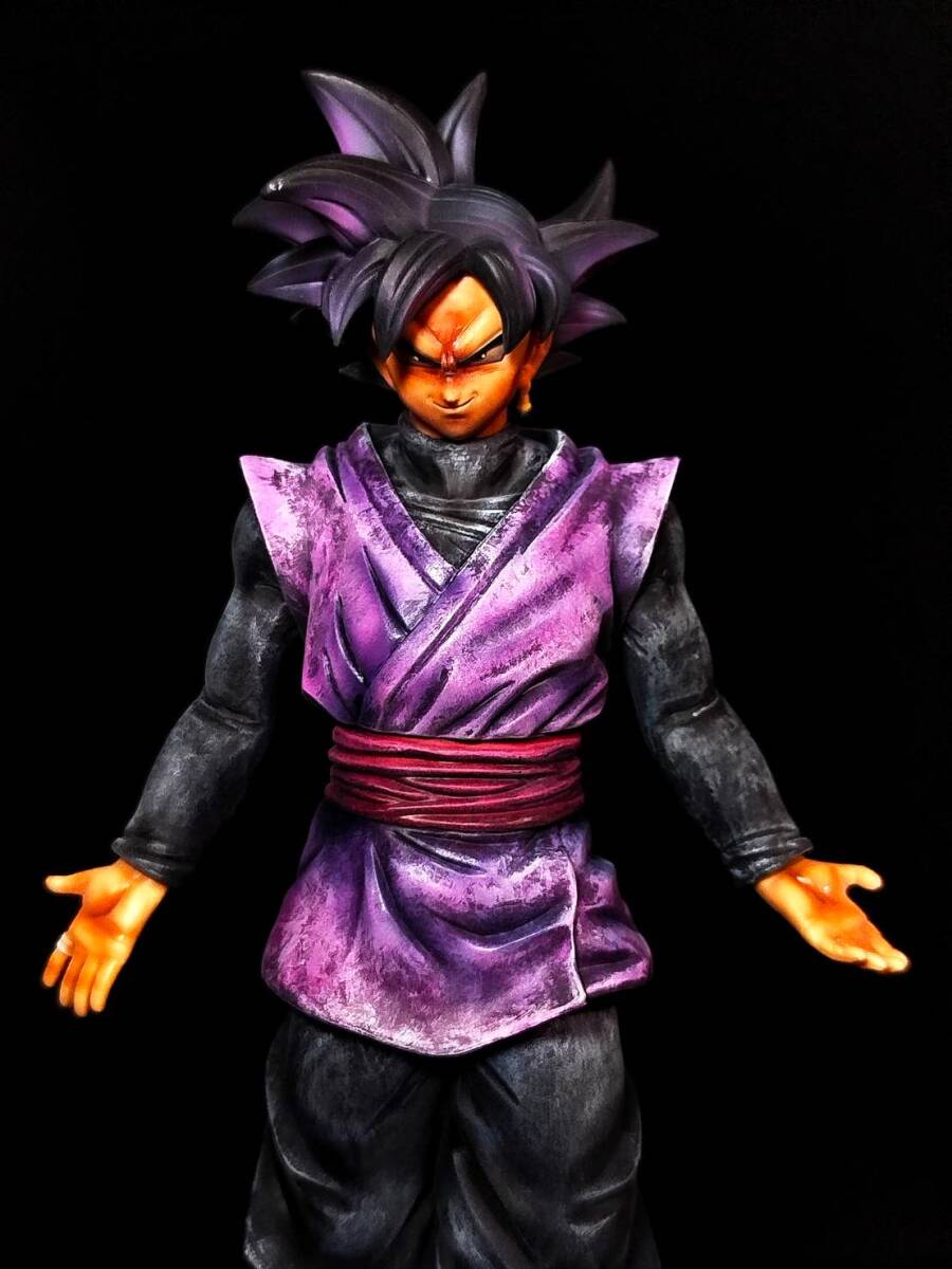 ドラゴンボール超/SOLID EDGE WORKS THE 出陣 8 ゴクウブラック/フルリペイント 二次元彩色 二次元塗裝 台座をお付けします_画像4