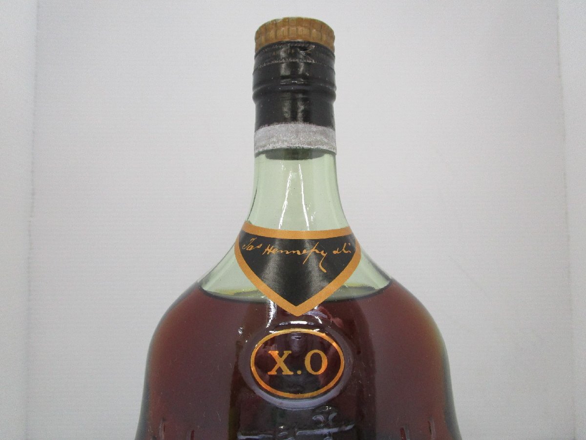ヘネシー XO 金キャップ グリーンボトル 700ml Hennessy コニャックブランデー 未開栓 古酒 /A38774_画像3