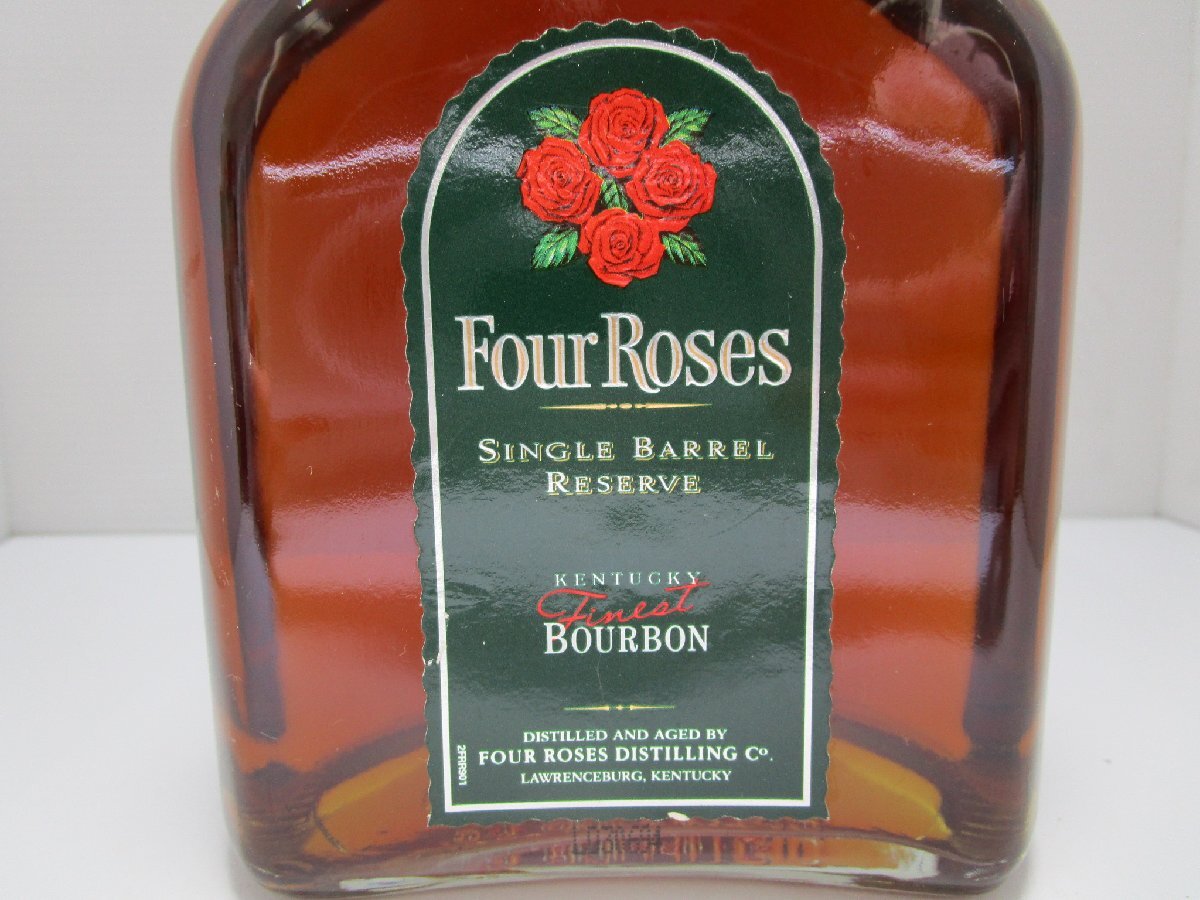 フォアローゼス シングルバレル リザーブ 750ml 43% Four Roses SINGLE BARREL RESERVE バーボンウイスキー 未開栓 古酒 /A38789の画像2