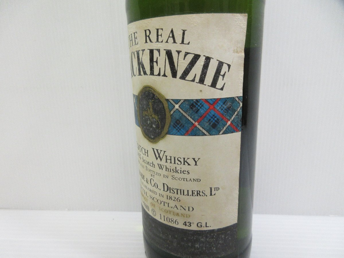 ザ リアル マッケンジー THE REAL MACKENZIE 750ml 43% スコッチウイスキー 特級 従価 未開栓 古酒/A38577の画像5