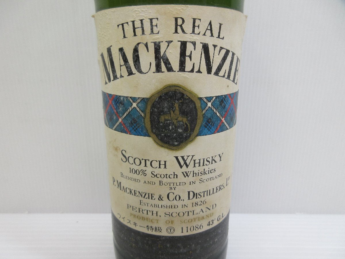 ザ リアル マッケンジー THE REAL MACKENZIE 750ml 43% スコッチウイスキー 特級 従価 未開栓 古酒/A38577の画像3