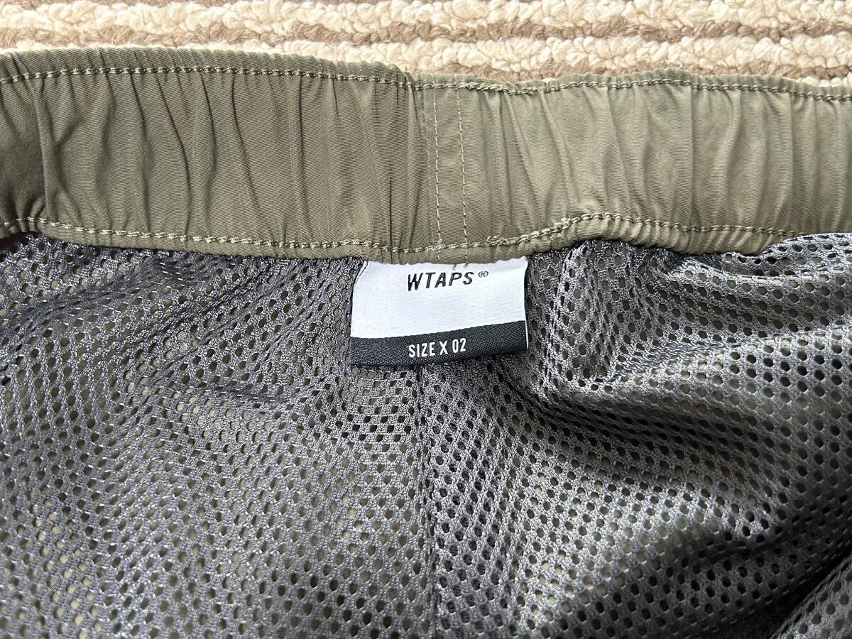 【WTAPS】SS22 TRACKS TROUSERS／M／Olive／ダブルタップス_画像4