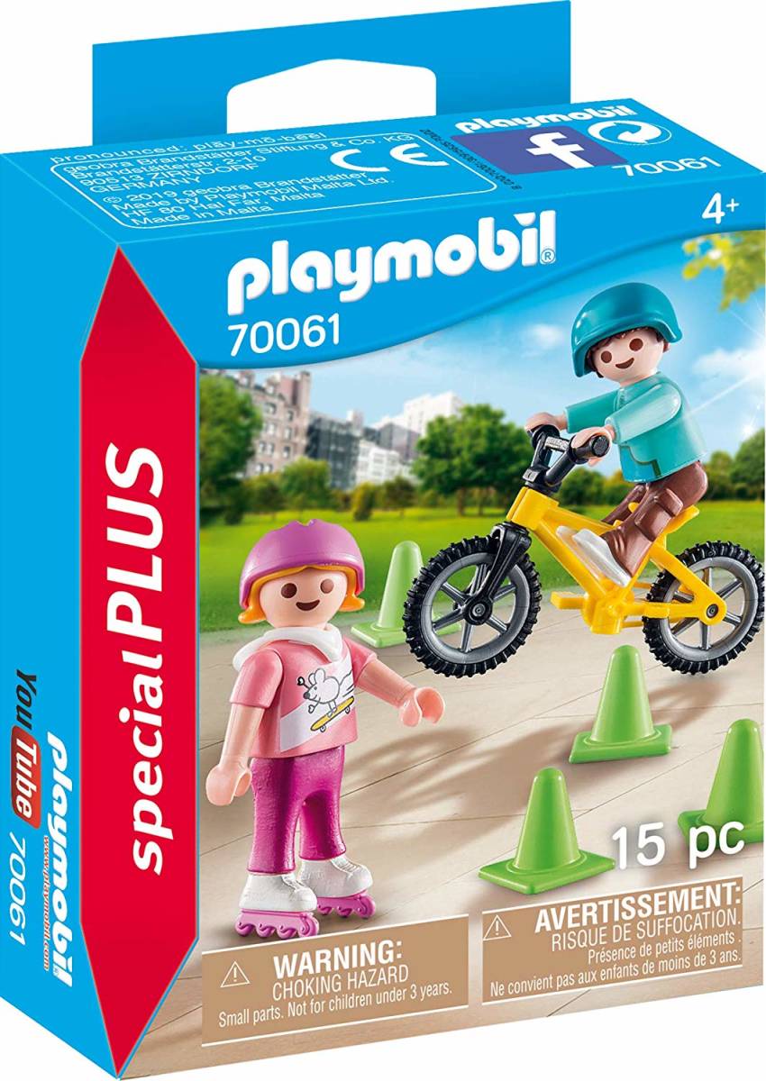  быстрое решение! новый товар PLAYMOBIL 70061 специальный плюс ролик лезвие .BMX. играть ребенок .. Play Mobil 
