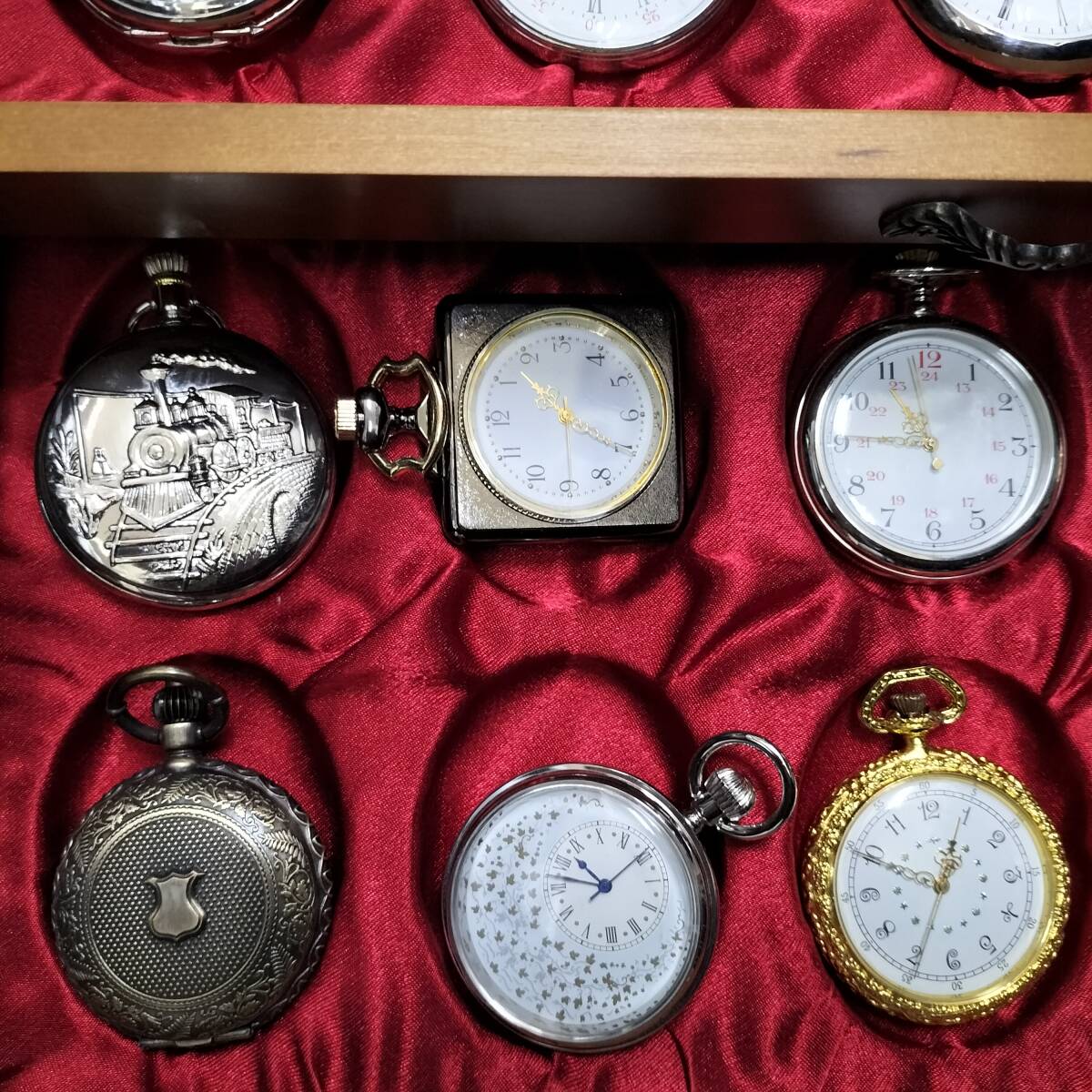 ( exhibition * storage goods ) old. clock pocket watch 30 point case attaching 