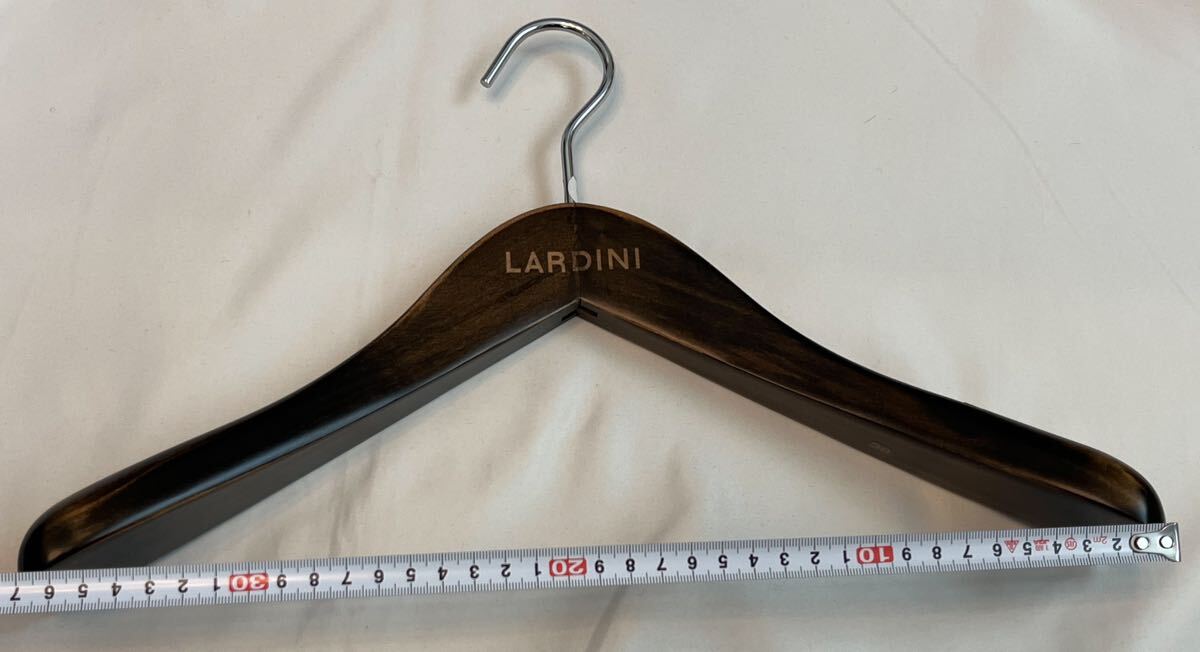 LARDINI ラルディーニ 木製 ジャケット ハンガー 木製ハンガー ブラウン系の画像5