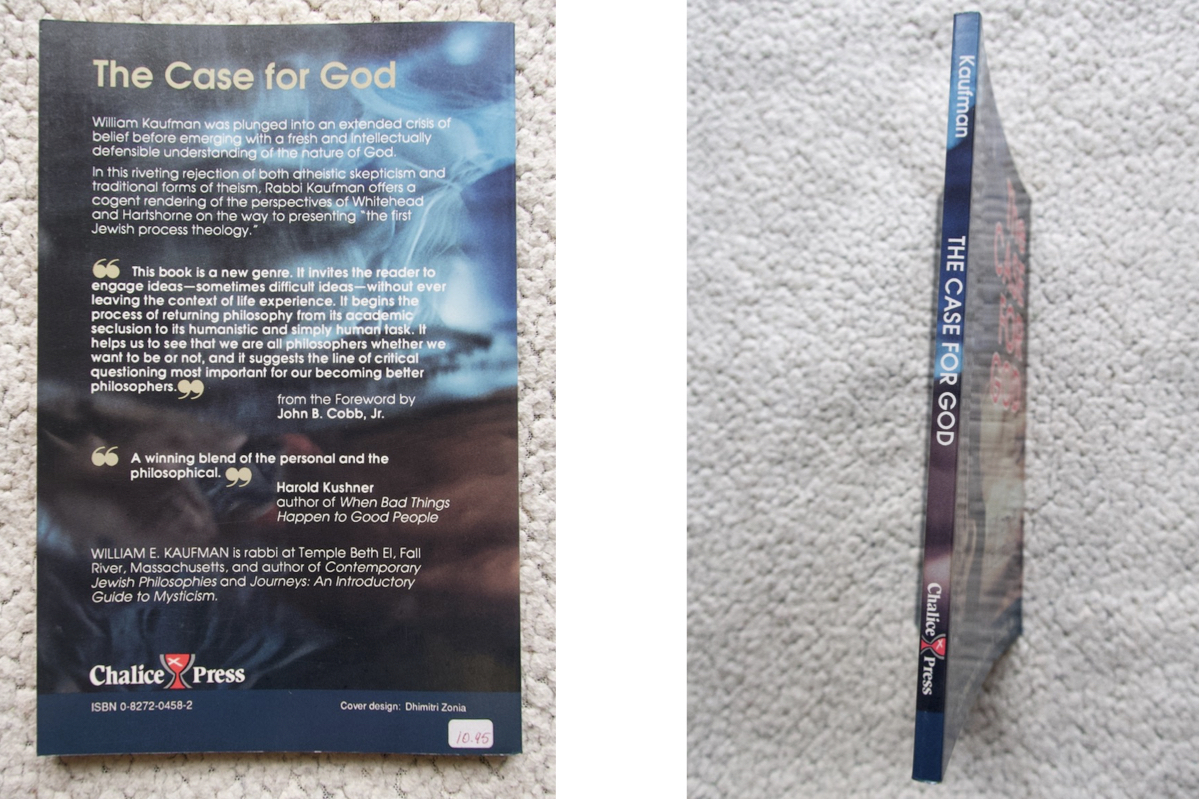 The Case for God (Chalice Press) William E. Kaufman著 洋書☆_画像2