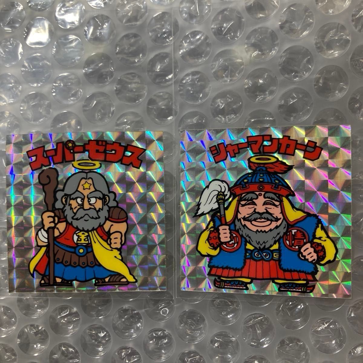 旧ビックリマン チョコ版 当時物 正規品 スーパーゼウス【美品 旧ビックリマン チョコ版 当時物 正規品 スーパーゼウス【美品