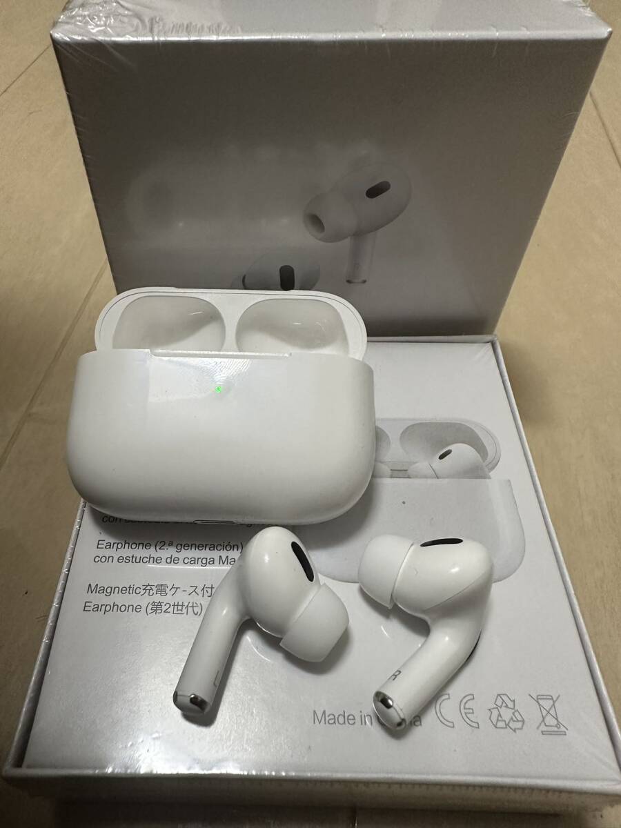 2024年最新型★AirPods Pro第２世代互換品高音質ワイヤレスイヤホン★アップルiPhone/Android対応 即日発送_画像3