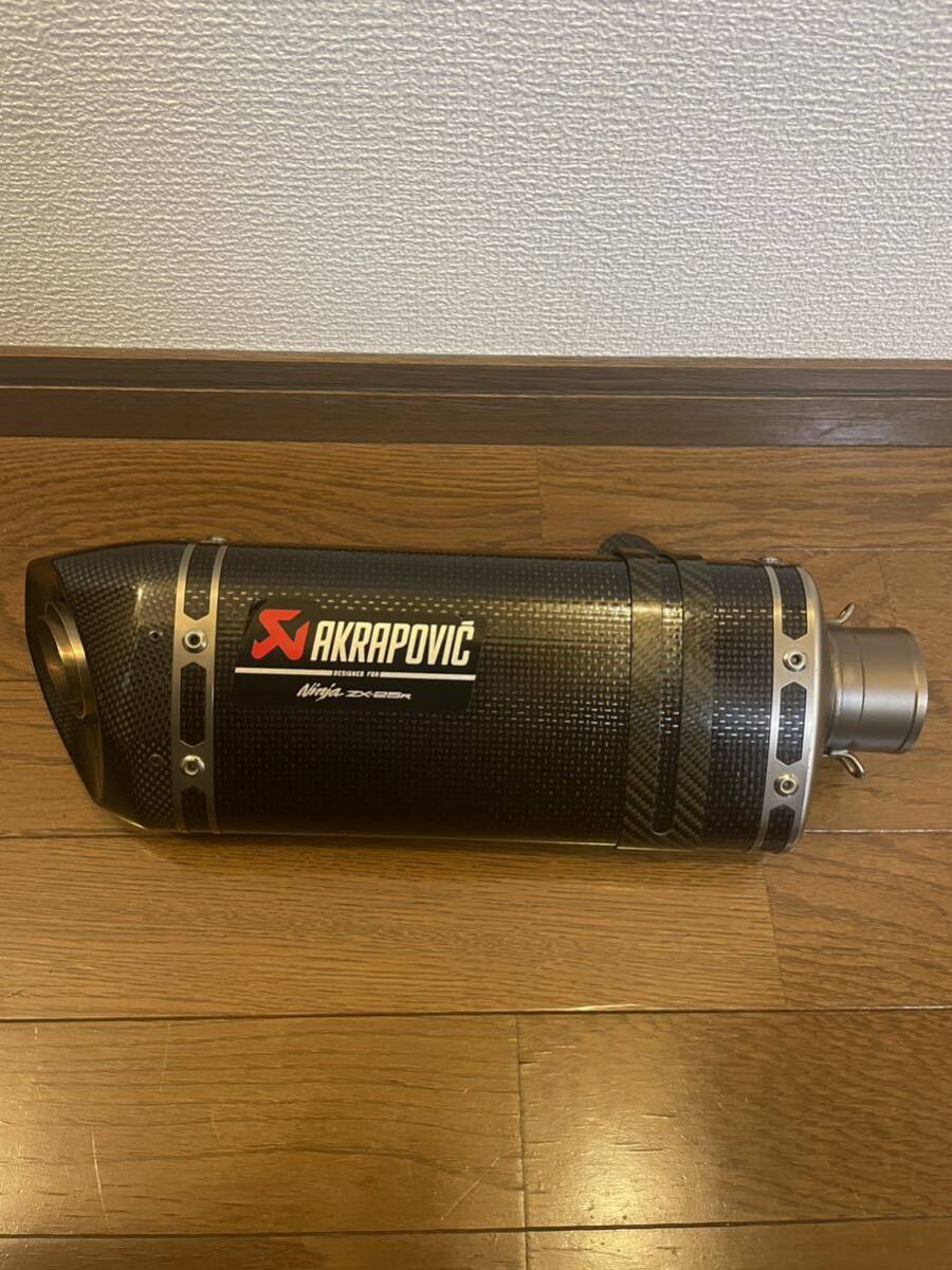 ZX25R アクラポビッチ　フルエキKawasakiコラボオプション品　オマケ付き　AKRAPOVIC_画像2