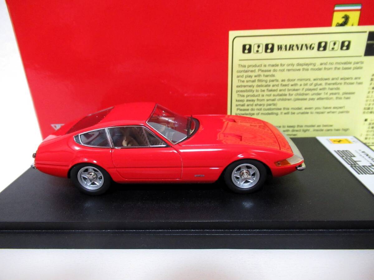 ★直販限定!★メイクアップ★アイドロン★1/43 フェラーリ 365 GTB/4 DAYTONA Early retractable headlight ver. 1970★Make Up★EIDOLON★の画像9