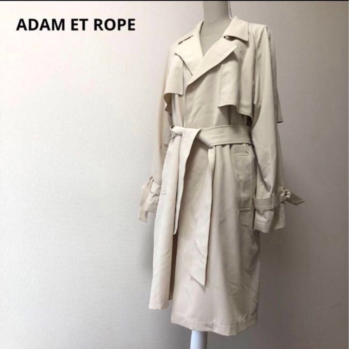 最終値引きしました★11700円→9999円★ADAM ET ROPE★アダムエロペ★トレンチコート★スプリングコート