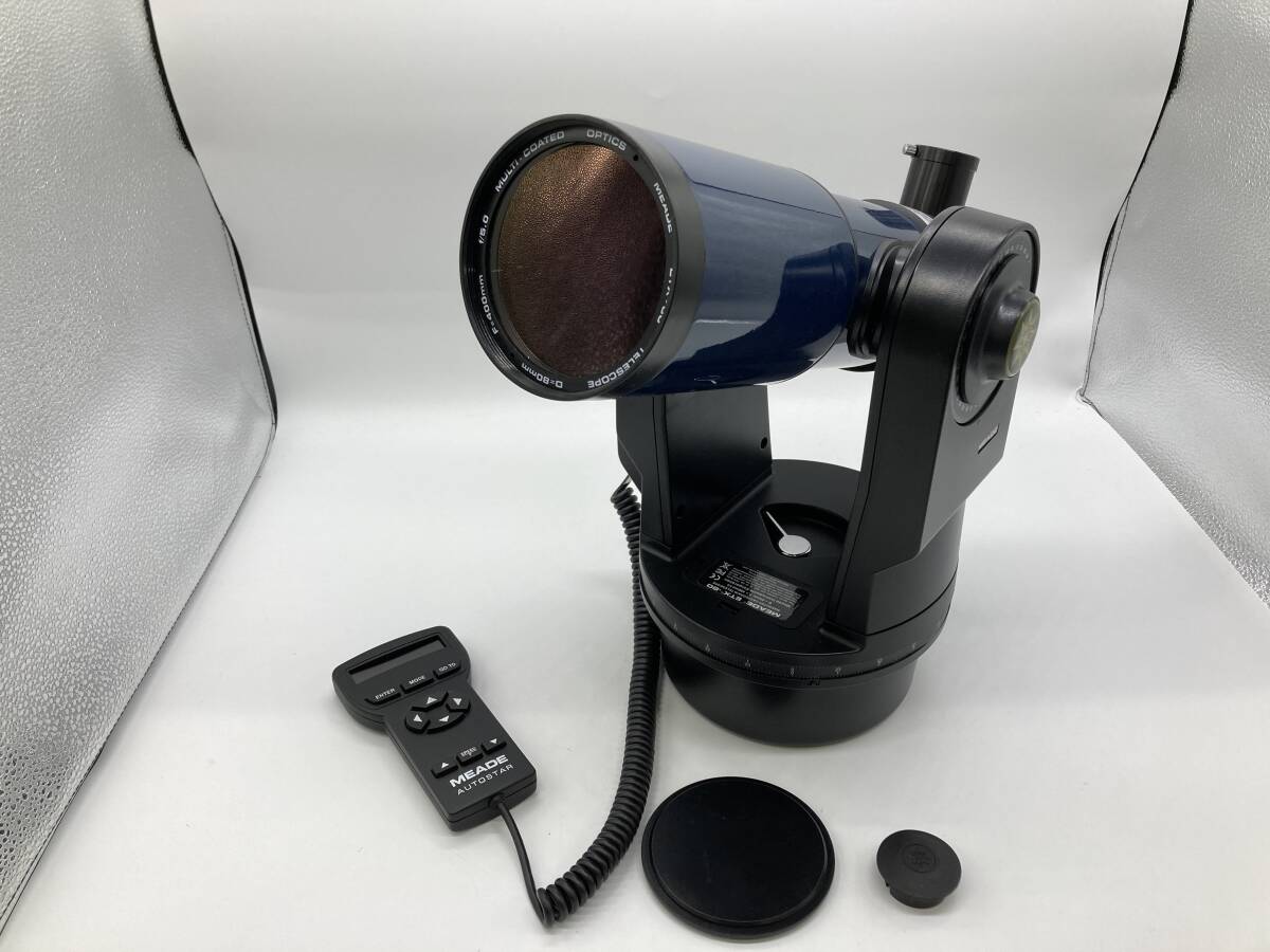 【現状品】 MEADE ミード 自動導入天体望遠鏡 ETX-80AT 通電確認OK アイピース欠品_画像2